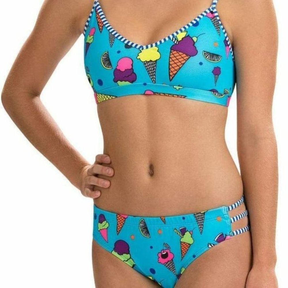 Dolfin Uglies Cool Summer Strappy Bikini Two Piece Swimsuit